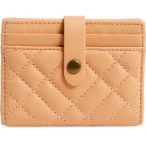 KURT GEIGER - Card Holder Quilted Tan